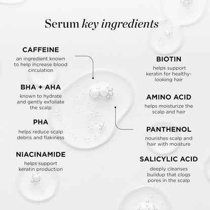 Dr. Groot Thickening Scalp Serum and Calming Tonic Set for Hair Loss – Clinical Results with Biotin and Rosemary for Hair Thinning, Shedding, Scalp Repair and Treatment