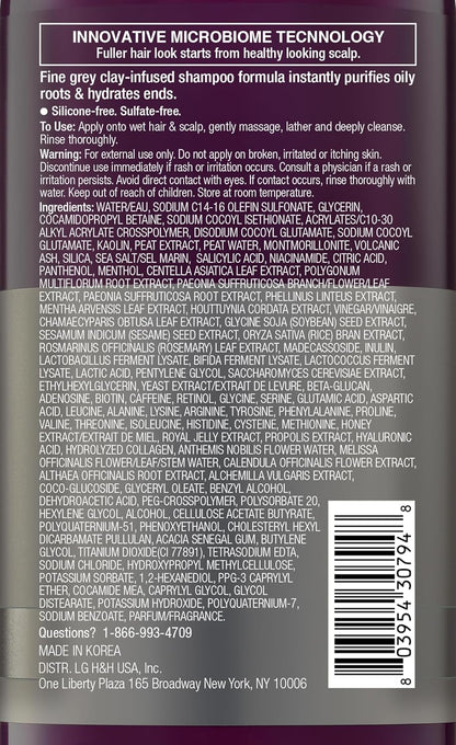 Dr. Groot Scalp Soothing Shampoo with Biotin, Centella, and Prebiotics - Moisturizing Kbeauty Solution for Dry Scalp, Korean Hair Care, Scalp Revitalizing Shampoo